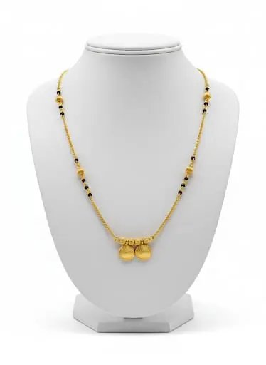 Fancy Gold Plated Small Single Mangalsutra For Womens