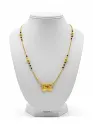 Fancy Gold Plated Small Single Mangalsutra For Womens