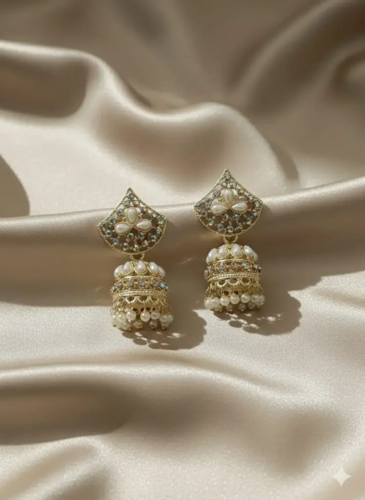 Essentials Earrings & Studs, Jhumka, Wedding Perpose Jhumka, Jhumka For Womens & Girls